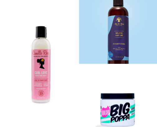 Best curly hair products cover photo collage