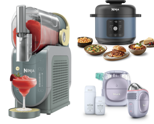 🏠⚡ SharkNinja Home Essentials – Kitchen & Cleaning Favorites cover photo collage