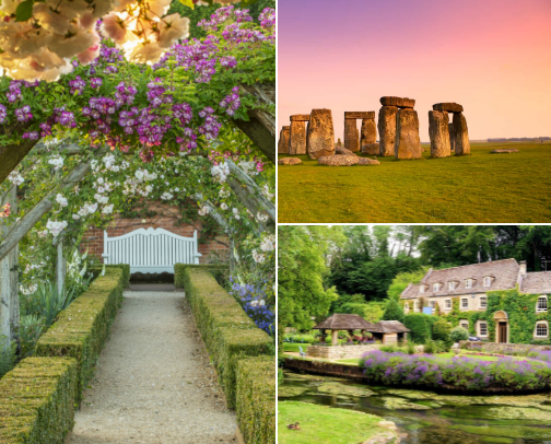 London, UK cover photo collage