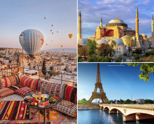 My travels cover photo collage
