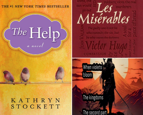 Books cover photo collage