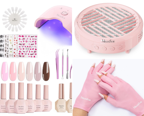 My At-Home Nail Setup cover photo collage