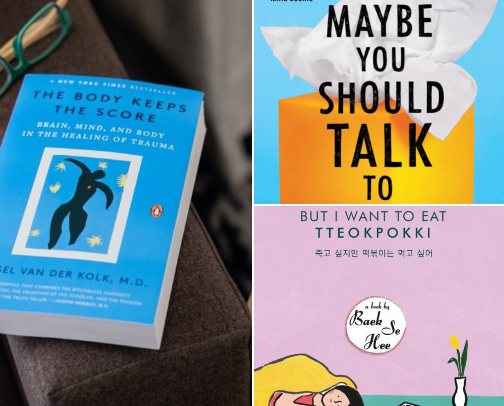 My Favorite Books for Mental Health & Self-Growth cover photo collage