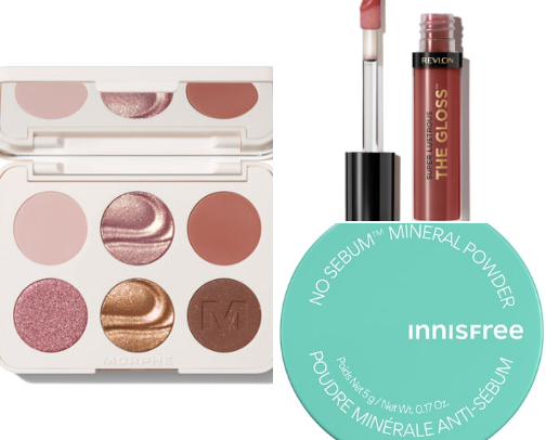 Confidence and Shine- Make up Products cover photo collage