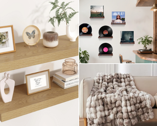 Cool and aesthetic affordable room finds cover photo collage