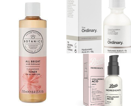 Skincare essentials cover photo collage