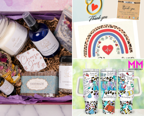 Top 10 Gifts for Nurses & Healthcare Workers! cover photo collage