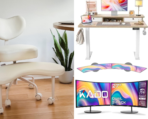 ✨ ADHD-Friendly WFH Setup: What Actually Works cover photo collage