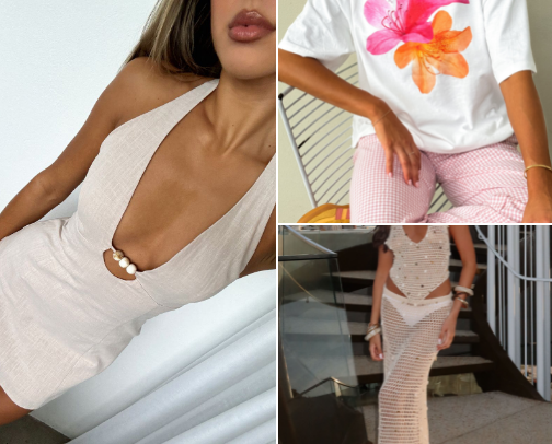 Euro summer capsule wardrobe cover photo collage