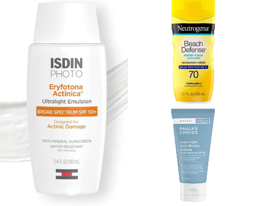 spf creams☀️🧴 cover photo collage