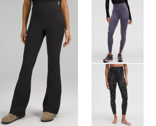 Leggings from Lululemon cover photo collage