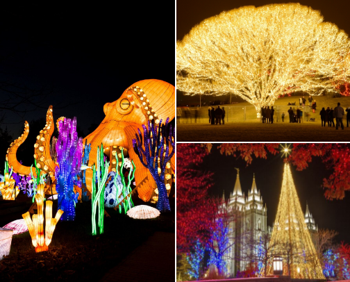 Holiday Happenings: Salt Lake City, Utah! cover photo collage
