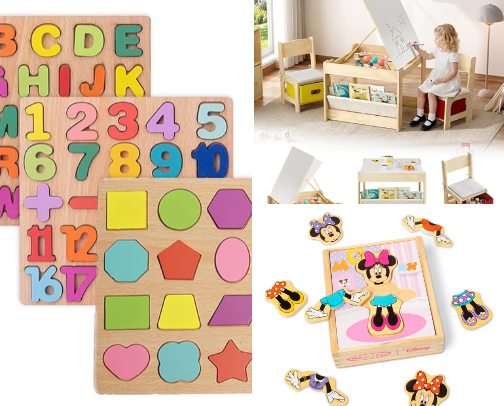 Toys that my toddler actually plays with cover photo collage