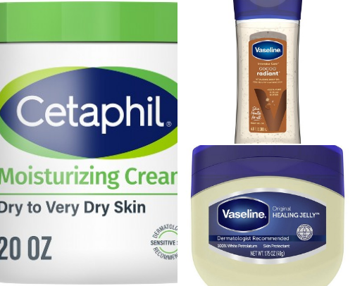 Amazing body care products cover photo collage