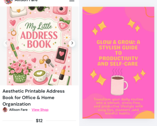 Digital Products📱💗✨ cover photo collage