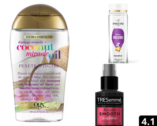 Hair products to keep you hydrated, frizz free, and happy! cover photo collage