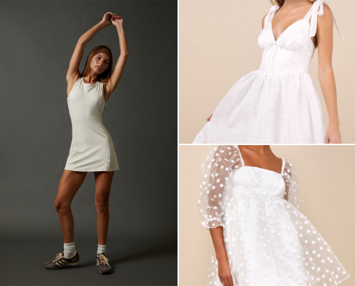 bridal outfits! cover photo collage