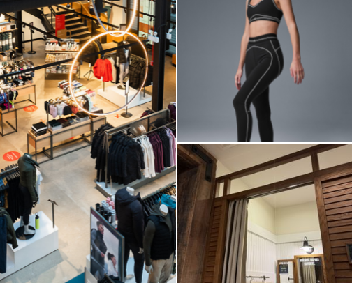 My favorite athletic stores! cover photo collage