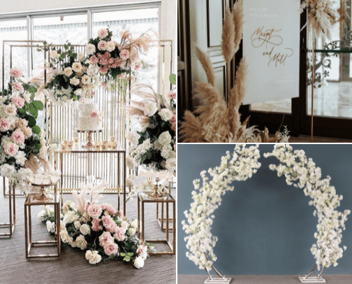Wedding details cover photo collage