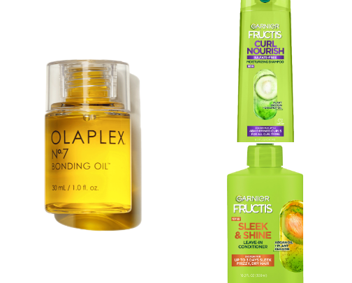 Curly Hair Care Products cover photo collage