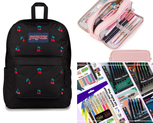 Back to school essentials cover photo collage