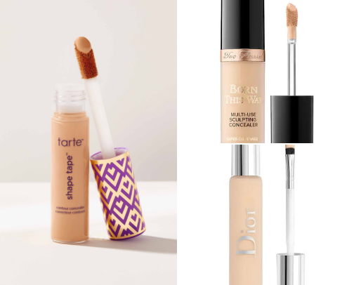 High end concealer cover photo collage