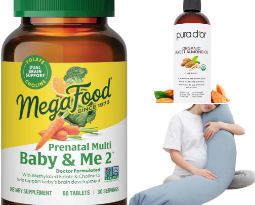 Pregnancy Items I really recommend🤰🏻✨ cover photo collage