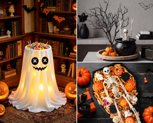 The Ultimate Halloween Party Setup cover photo collage