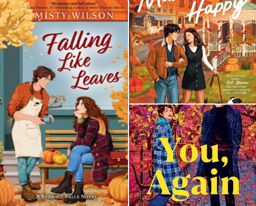 Cozy Fall Book Recommendations cover photo collage