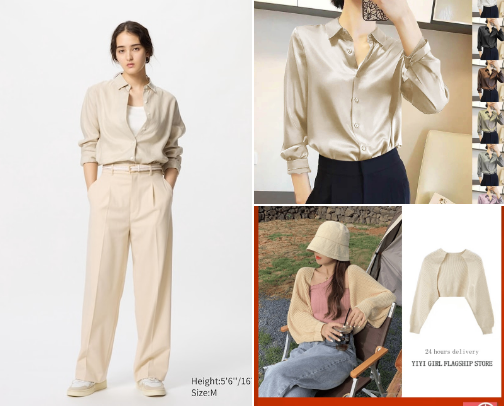 Branded and Korean Tops & Dresses cover photo collage