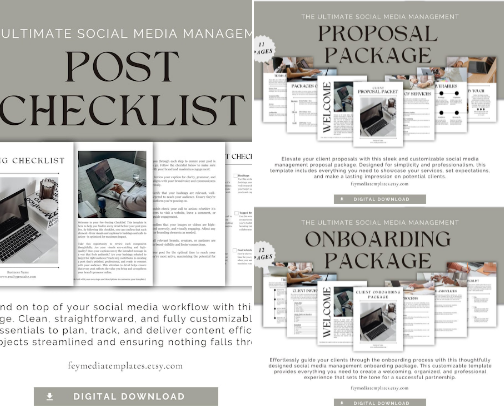 Social Media Management Necessities cover photo collage