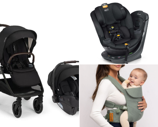 A Low Tox & Earth Friendly Baby Registry cover photo collage
