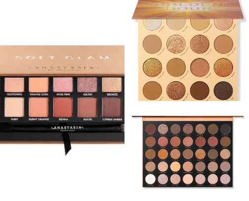 Eyeshadows cover photo collage