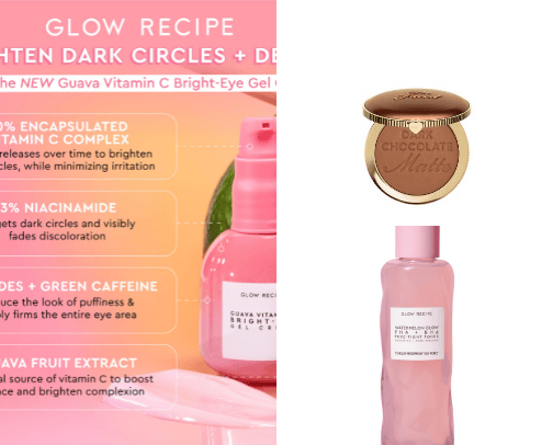 Makeup & Skincare cover photo collage