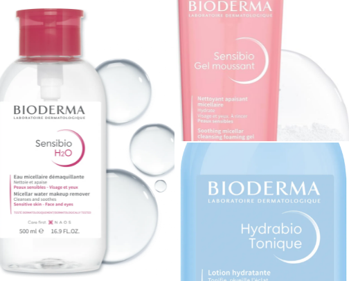 skin care routin cover photo collage
