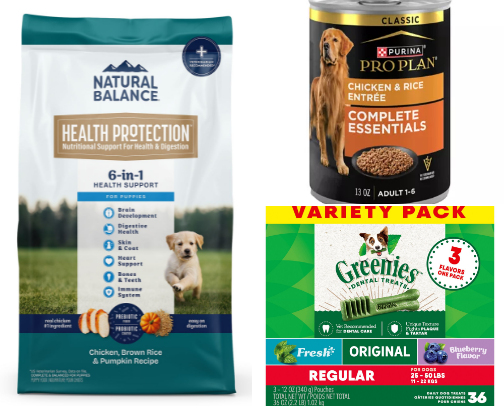 PETSMART foods and accessories cover photo collage