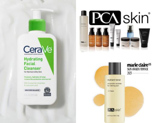 Face products cover photo collage