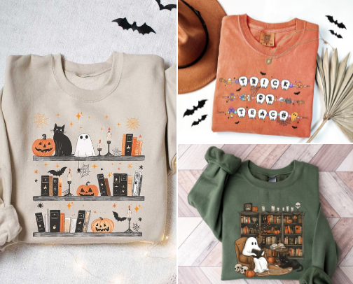 Teacher Halloween cover photo collage