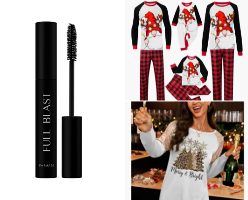 Holiday Glam cover photo collage