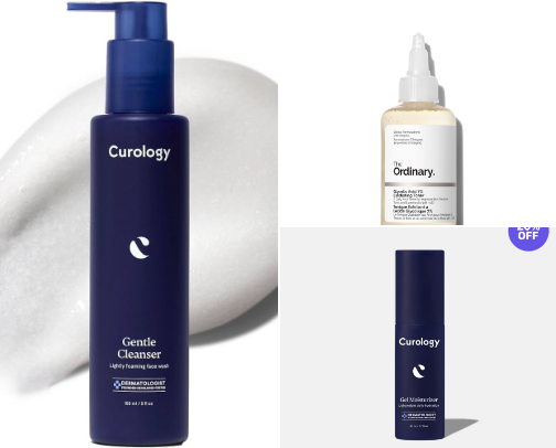 My go to skincare products cover photo collage