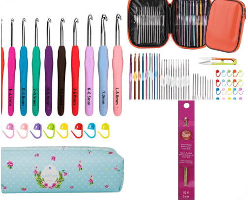 Crochet start pack cover photo collage