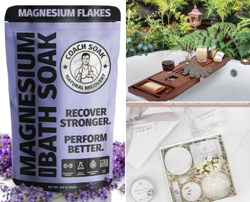 At home spa 🧖‍♀️ essentials 🌸 cover photo collage