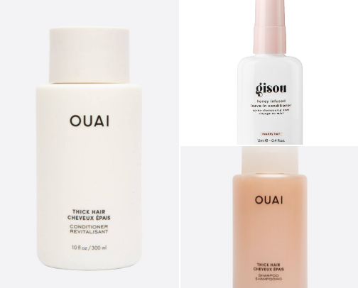 Hair products I swear by cover photo collage
