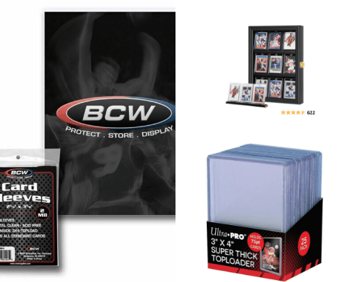 Trading Card Accessories cover photo collage
