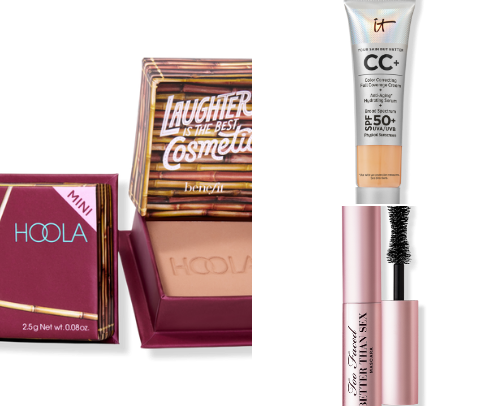 All my fav beauty products, in mini versions 💄 cover photo collage
