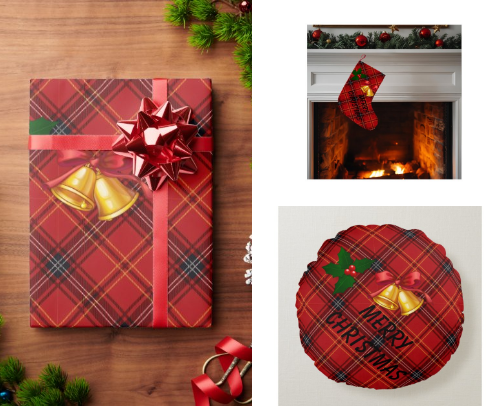 Plaid Collection – Decorative Elegance cover photo collage