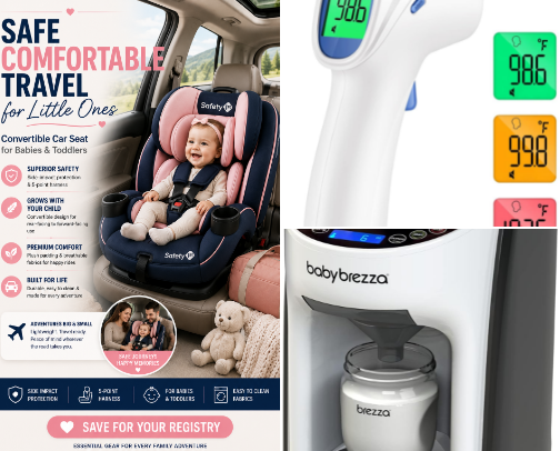 👶 Baby Must-Haves Every Parent Needs cover photo collage