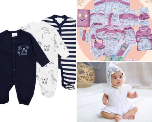 Newborn Baby Essentials for New Mom cover photo collage