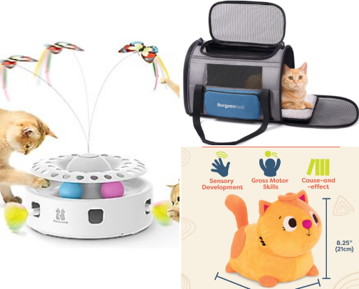 Pet accessories/toys cover photo collage