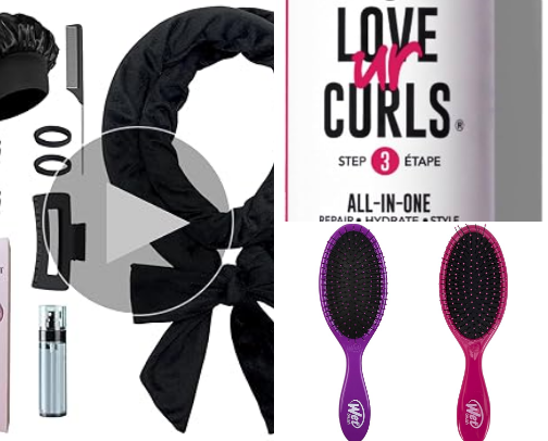 Hair care things my students love! cover photo collage